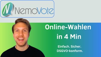 DSGVO Konforme Online & Hybrid Wahlen mit NemoVote Live Tutorial 